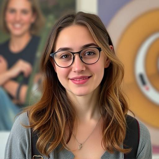 Photo of Francesca de Luca, art student